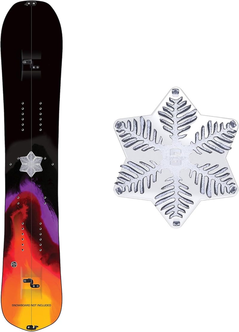 Stompgrip Premium Snowboard Stomp Pad | Snowflake | 3D Collection | 3D Decal - Image 1